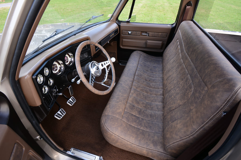 06 1977 C10 Pickup Custom Interior Front Seats