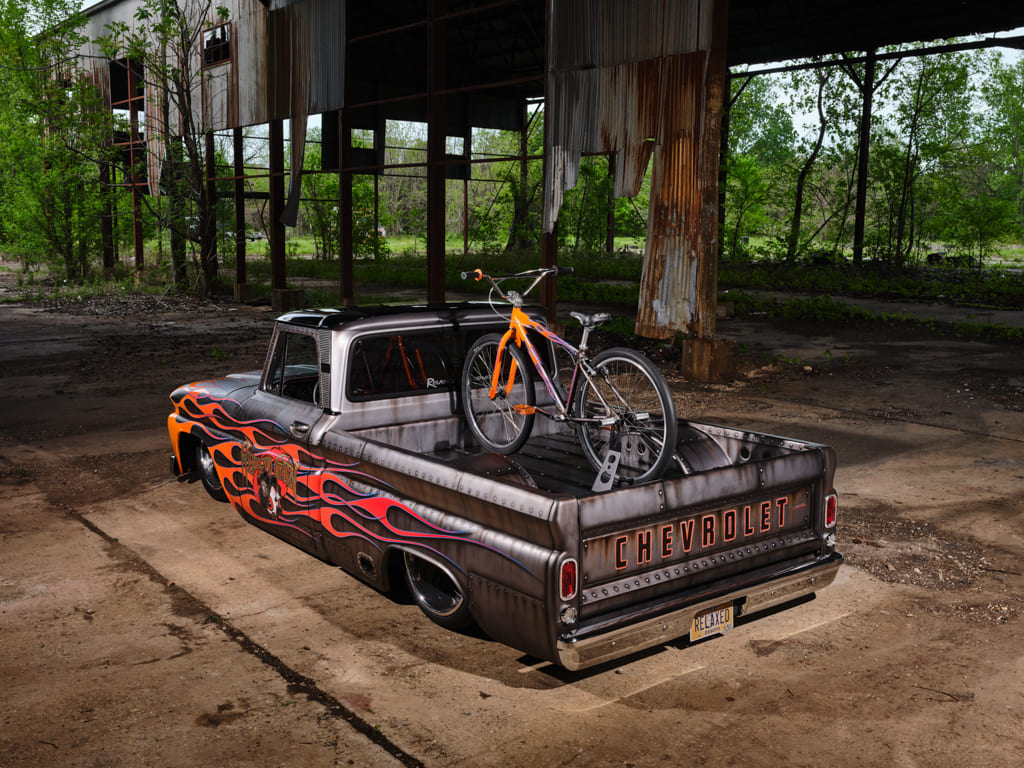 10 Classic 1966 Chevy C10 Custom Paint Bicycle in Bed Warehouse