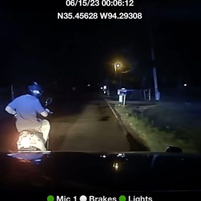 Guy Tries Running From The Cops On A Moped