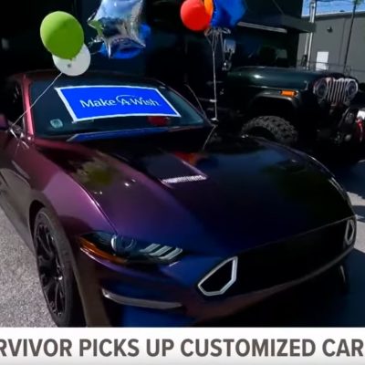 Teen Cancer Survivor Is Gifted A Customized Mustang