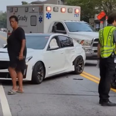 Valet Crashes Owners Dream Cadillac