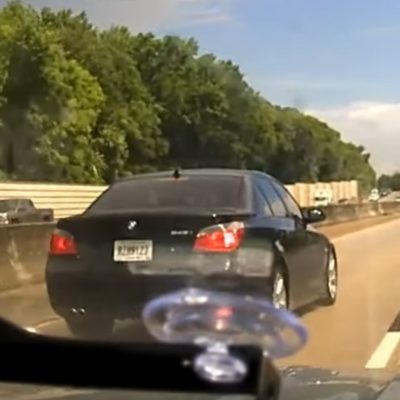 Watch A Suspect Fleeing In A BMW 545i Open Fire On Police