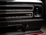 01 Close up of a black Chevrolet C10 grille with a Z10 badge