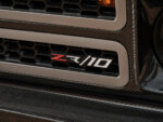 21 Close up of the Z10 badge on the carbon fiber grille of a Chevrolet C10