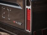 23 Tailgate of the Chevrolet C10 with Z10 emblem and integrated taillight