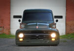 03 Custom 1954 Ford F100 with modern headlights frontal view