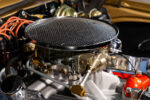 012 Air filter and carburetor close up on a 1967 Camaro