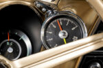 015 Tachometer and gauges on the dashboard of a 1967 Camaro