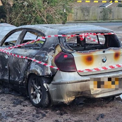BMW Stolen And Torched In The UK