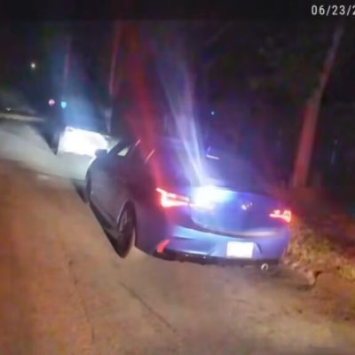 Drunk Acura Driver Takes Out Cop Car