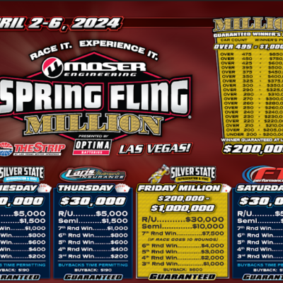 FREE LIVESTREAM: The Spring Fling Million Dollar Bracket Races Are LIVE Right Here All Week Long! The Strip At Las Vegas Motor Speedway – Wednesday
