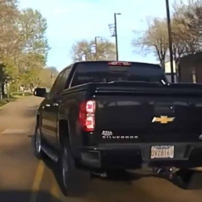 Silverado Driver Thinks He’s Playing A Game Of Tag