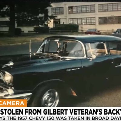 Someone Stole A Veteran’s 1957 Chevy In Gilbert, Arizona