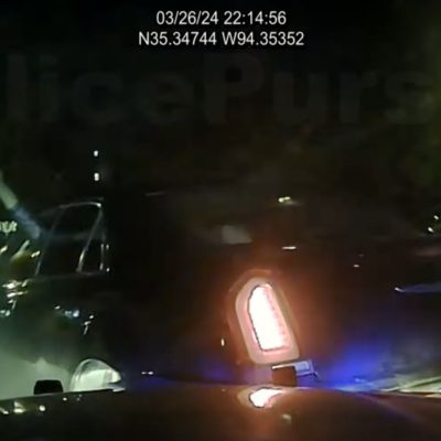 Suspect In Chrysler 300 Thinks He Can Spank An Arkansas Trooper