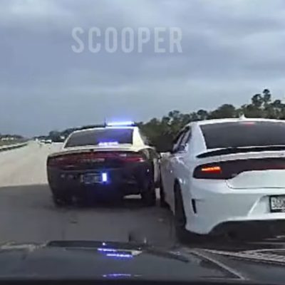 Charger Vs Charger: Watch A Suspect Challenge A Florida Trooper
