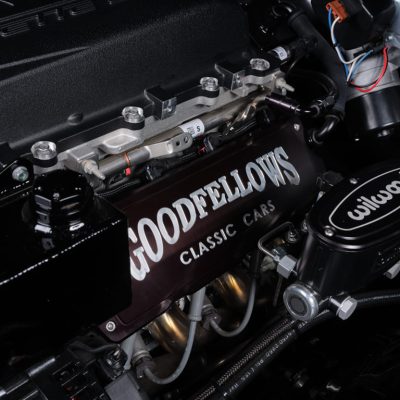 008 Close up of engine components in a 1970 Chevelle SS with Goodfellows branding