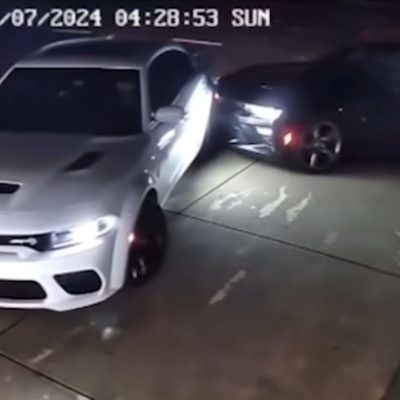 Watch Thieves Ambush Dodge Hellcat In Owner’s Driveway