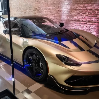 Luxury Townhouse Inspired by Bruce Wayne Showcases Exclusive Automobili Pininfarina Models
