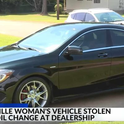 Mercedes Stolen At Dealership During Oil Change Service