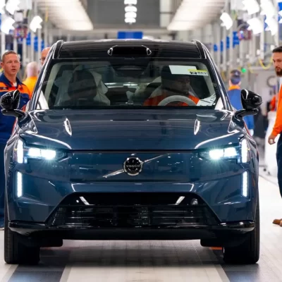 Volvo Begins Production of Fully Electric EX90 SUV