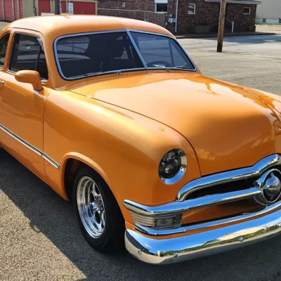 1950 Ford Custom Deluxe Club Coupe: A Bright Tangerine Dream