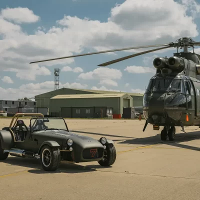 Caterham Seven 360R: A Tribute to the RAF Puma HC2 Helicopter