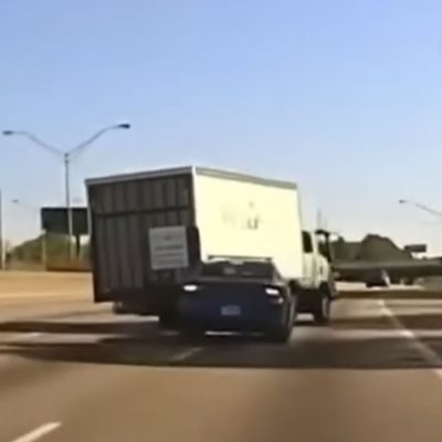 Georgia State Police Use PIT Maneuver to Stop Stolen Landscaping Truck