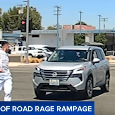 Man Almost Run Over In Road Rage Fight